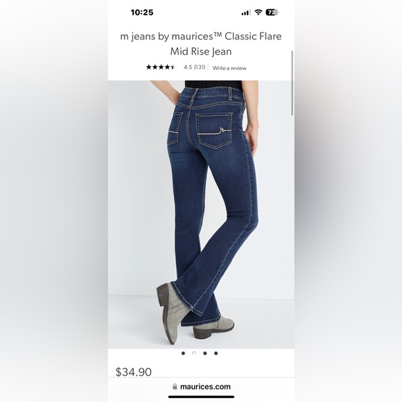 M Jeans by Maurice’s Bootcut Midrise Jeans - Picture 5 of 5
